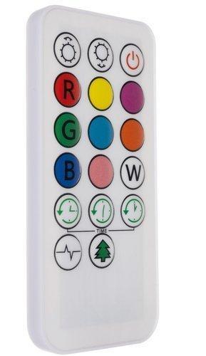 Natlampe - Genopladelig - 9 farver / 10 lysstyrkeniveauer med fjernbetjening