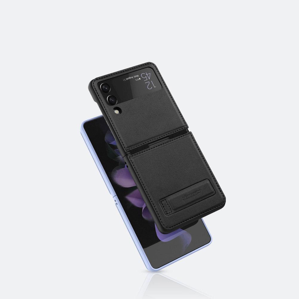 Nillkin etui til Samsung Z Flip4 - Vegansk læderetui
