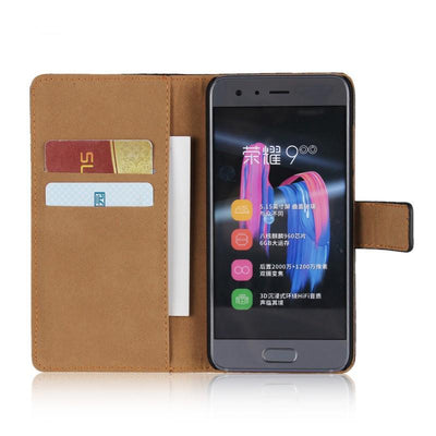 Plånbokfodral till Huawei Y5P i Äkta skinn - Stilrent och snyggt