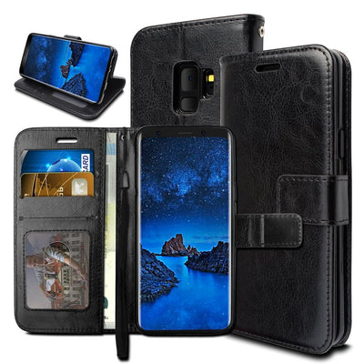 Plånboksfodral Samsung S9 Plus, 3 kort/ID
