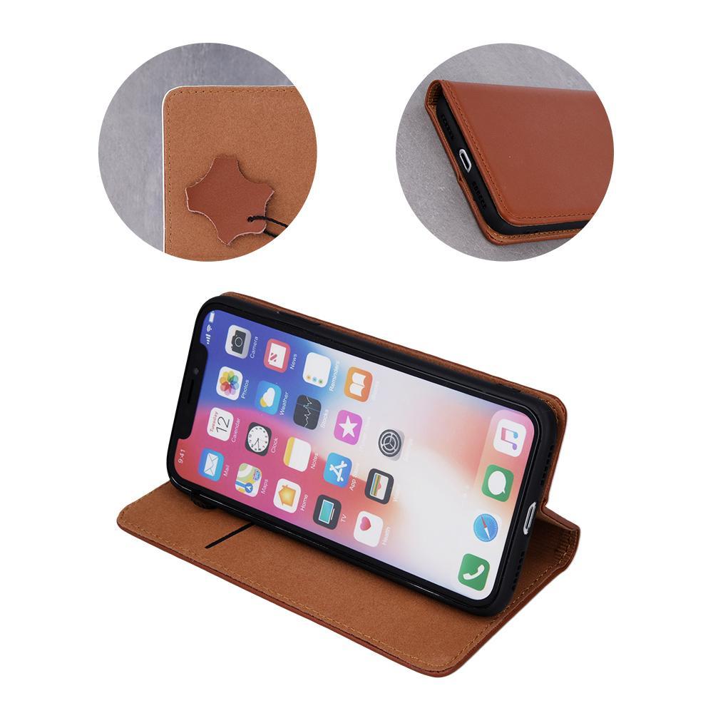 Plånboksfodral iPhone 13 Äkta Läder