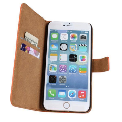 Plånboksfodral iPhone 6s Plus, äkta skinn