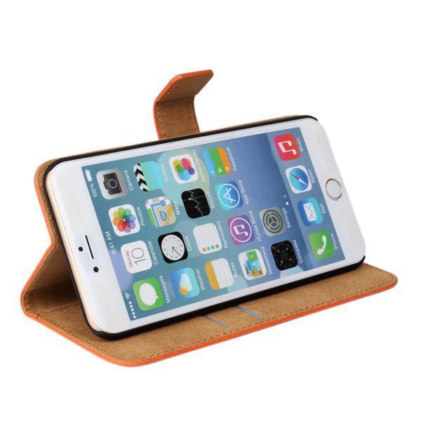 Plånboksfodral iPhone 6s Plus, äkta skinn