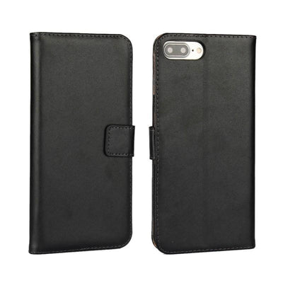 Plånboksfodral iPhone 7 Plus/8 Plus, äkta skinn