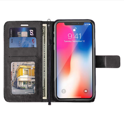 Plånboksfodral iPhone Xs Max, 3 kort med ID