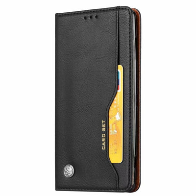 Plånboksfodral iPhone Xs Max, 4 kortplatser, inbyggt magnetlås