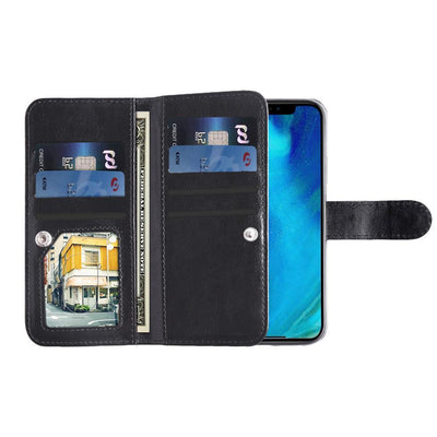 Plånboksfodral iPhone Xs Max,  9 kort + Magn. hållare