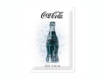 Plåtskylt 3D - Coca-cola - 25 x 50cm