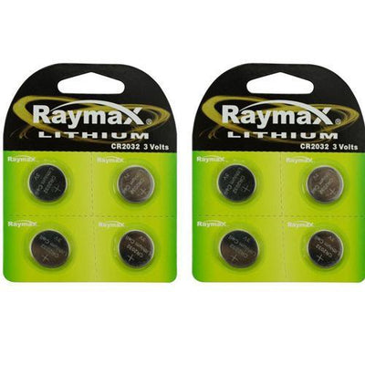 Raymax 8-Pack CR2032 Lithium batterier