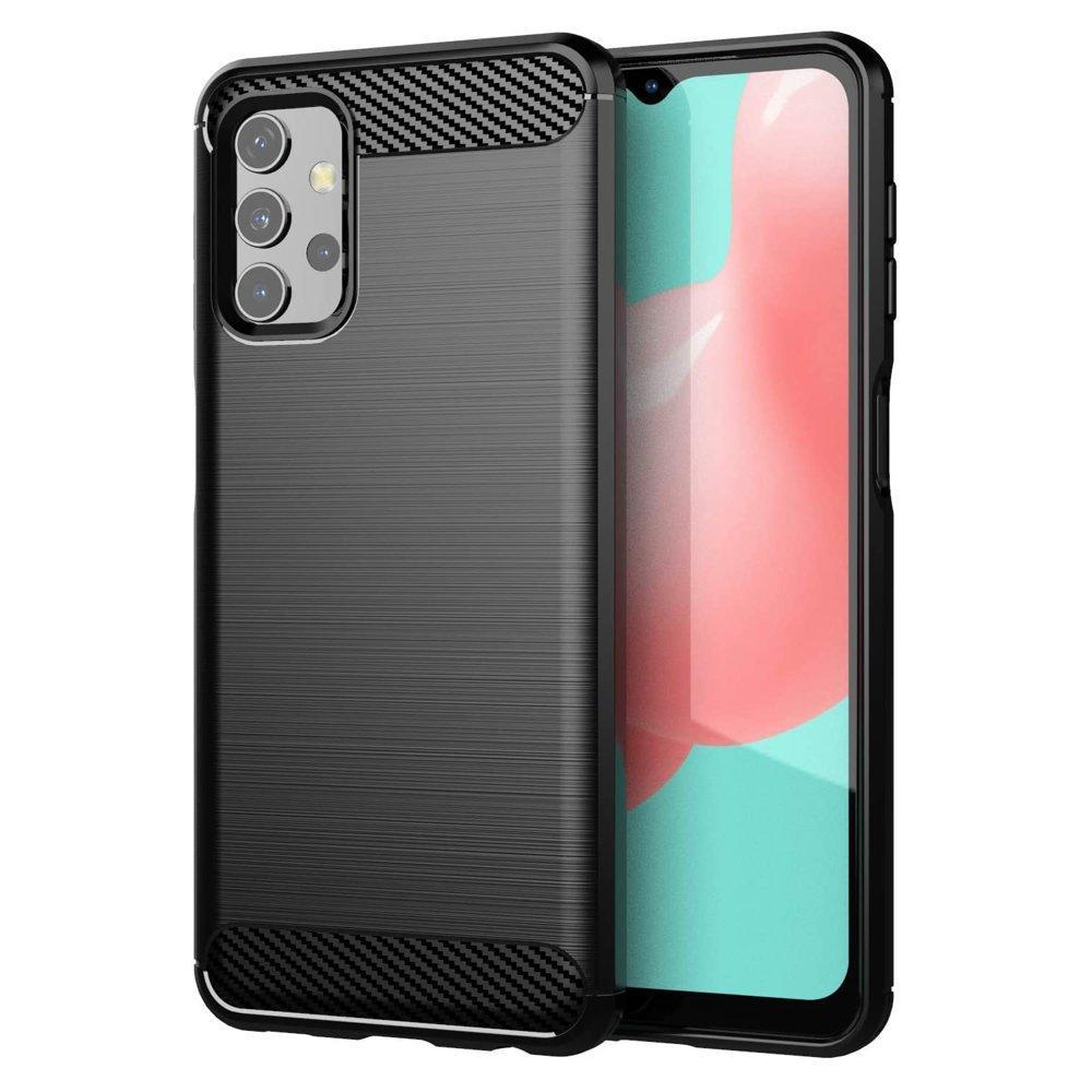 Samsung A32 5G - Skal Gummi i kolfiberdesign