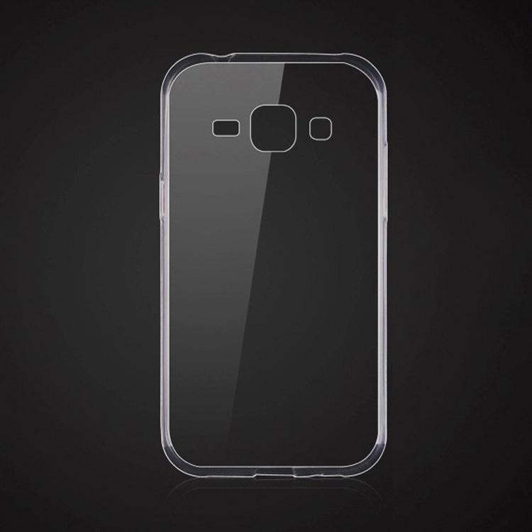 Samsung Galaxy J1 Cover i gennemsigtigt gummi,