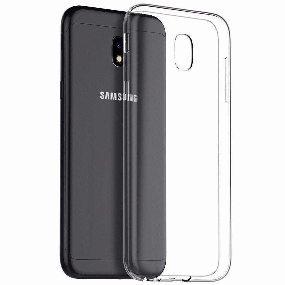 Samsung J7 2017 Skal i genomskinligt gummi,