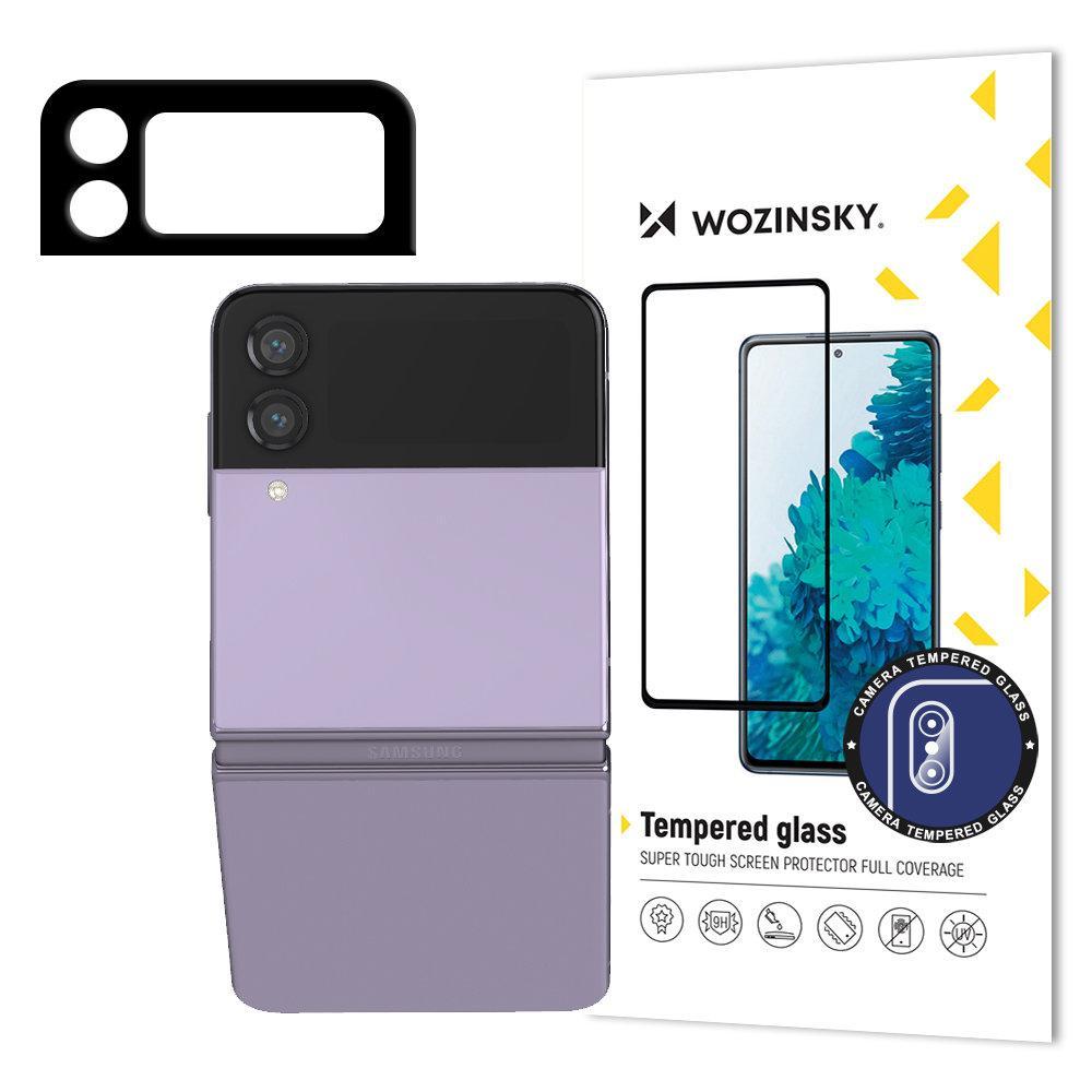 Samsung Z Flip 4 linsskydd / kameraskydd i glas