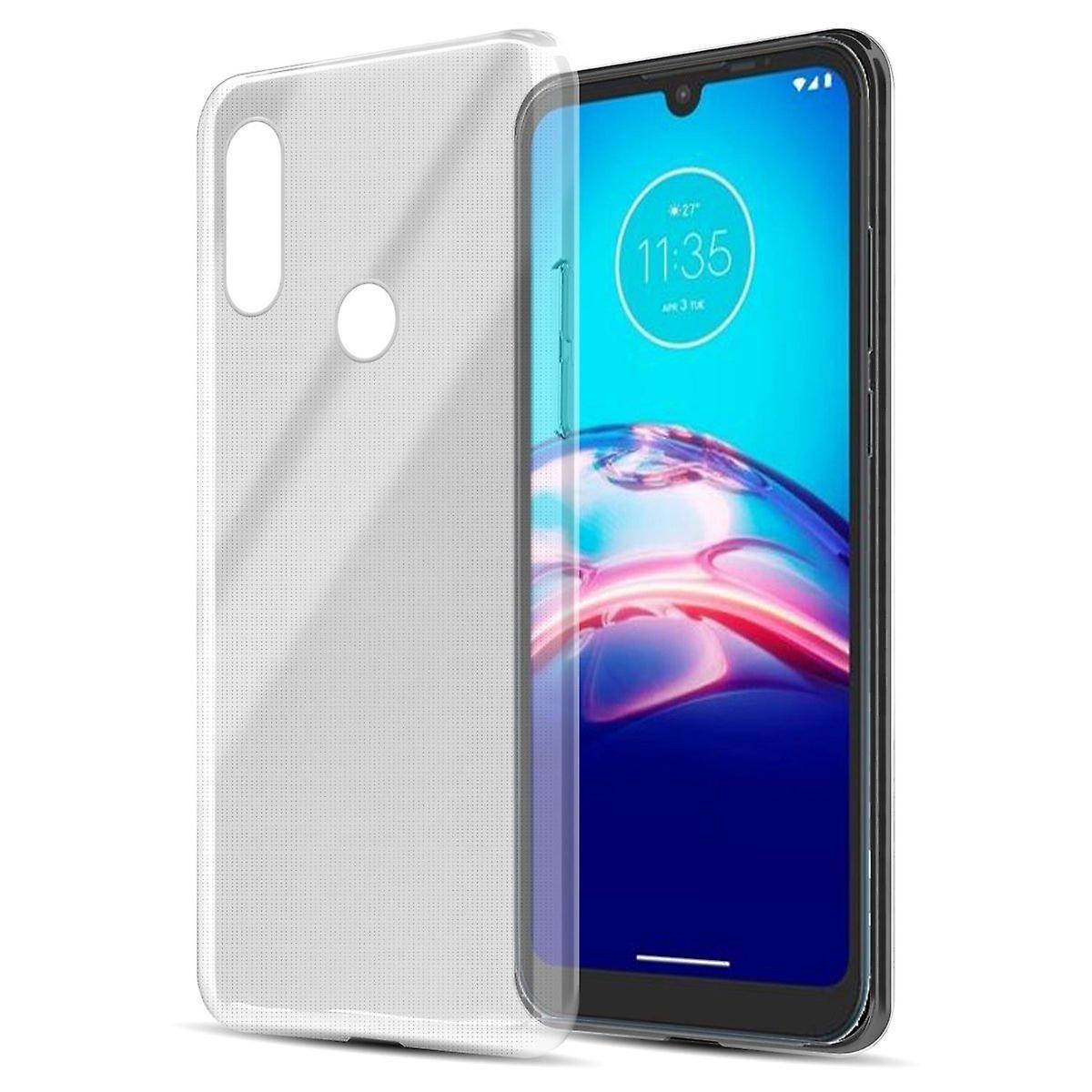 Cover Moto E6s/E6i gennemsigtigt gummi.
