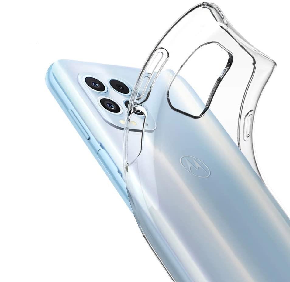 Betræk Moto G100 i transparent gummi.