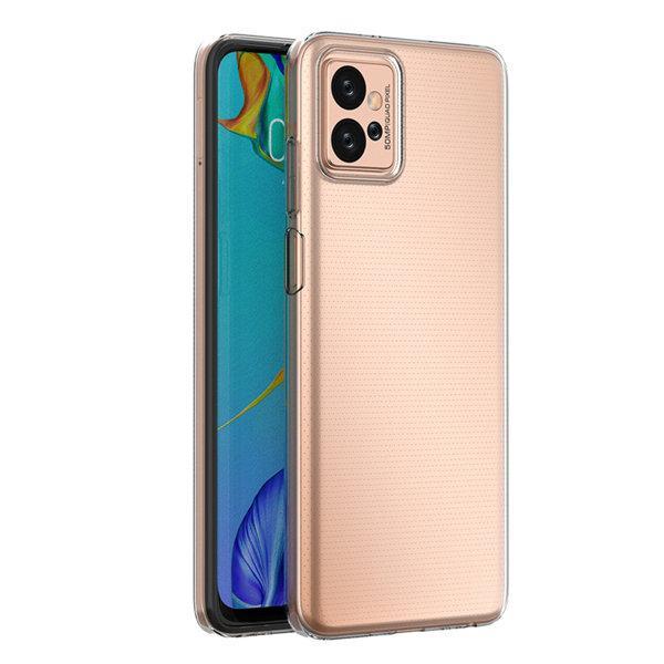Skal Moto G32 i genomskinligt gummi.