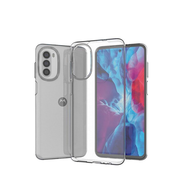 Cover Moto G52 / G82 i transparent gummi.