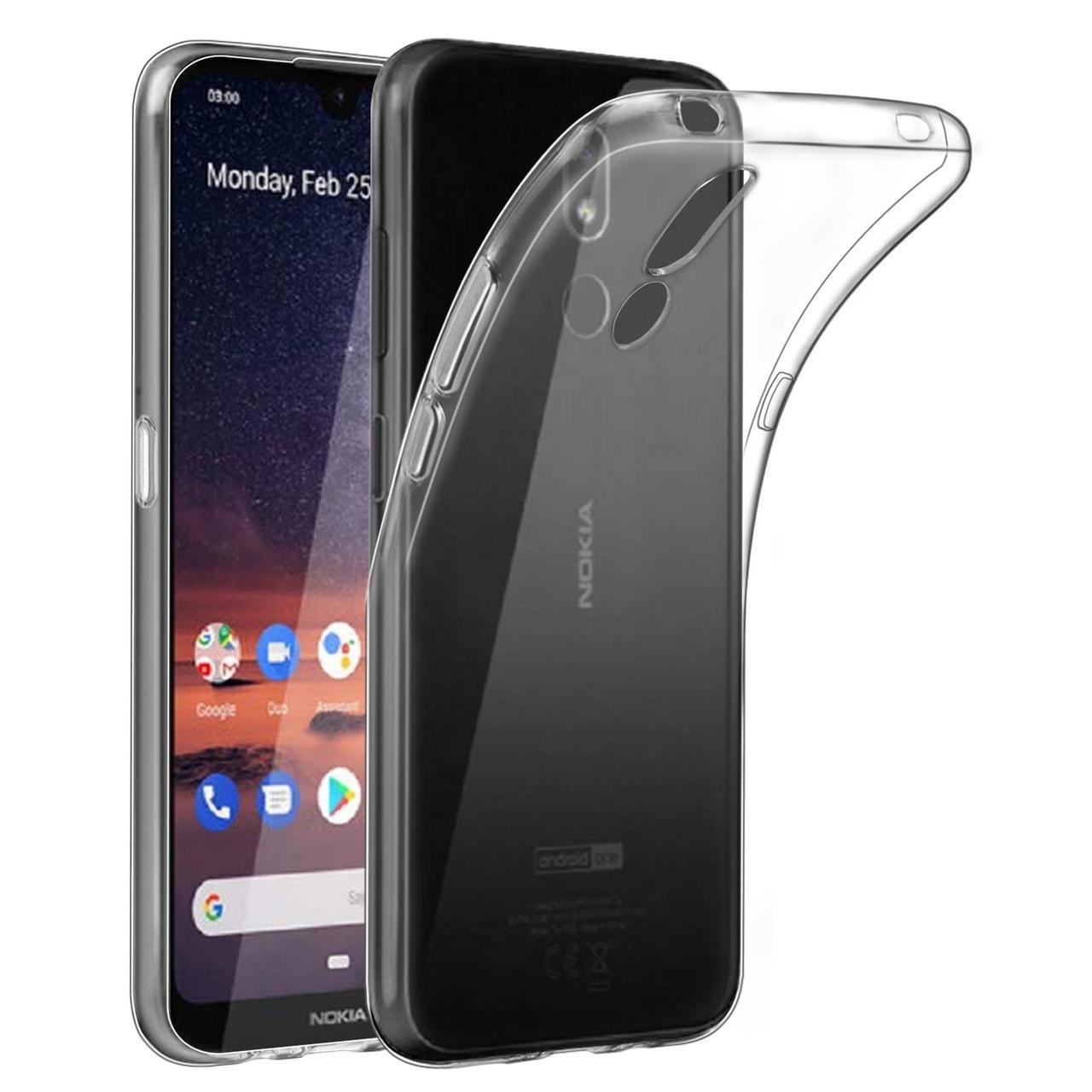 Skal Nokia 3.2 i genomskinligt gummi