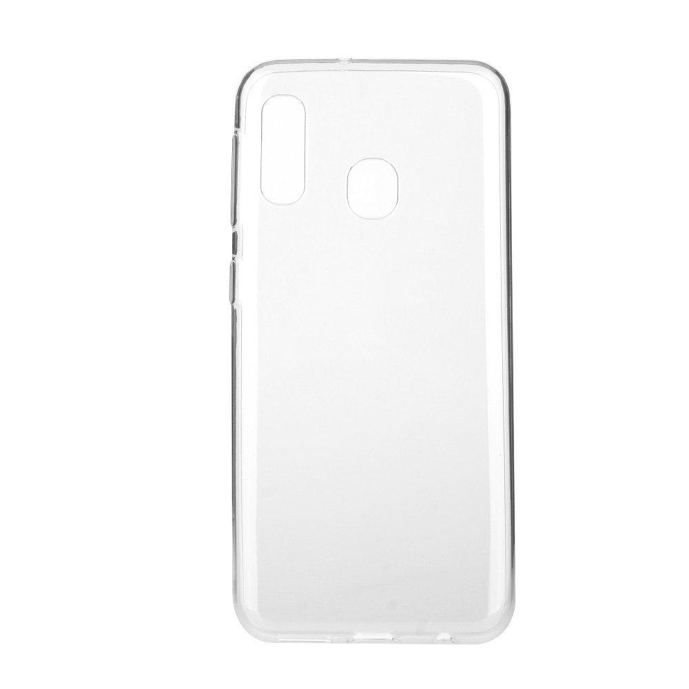 Skal Samsung A20e i genomskinligt gummi,