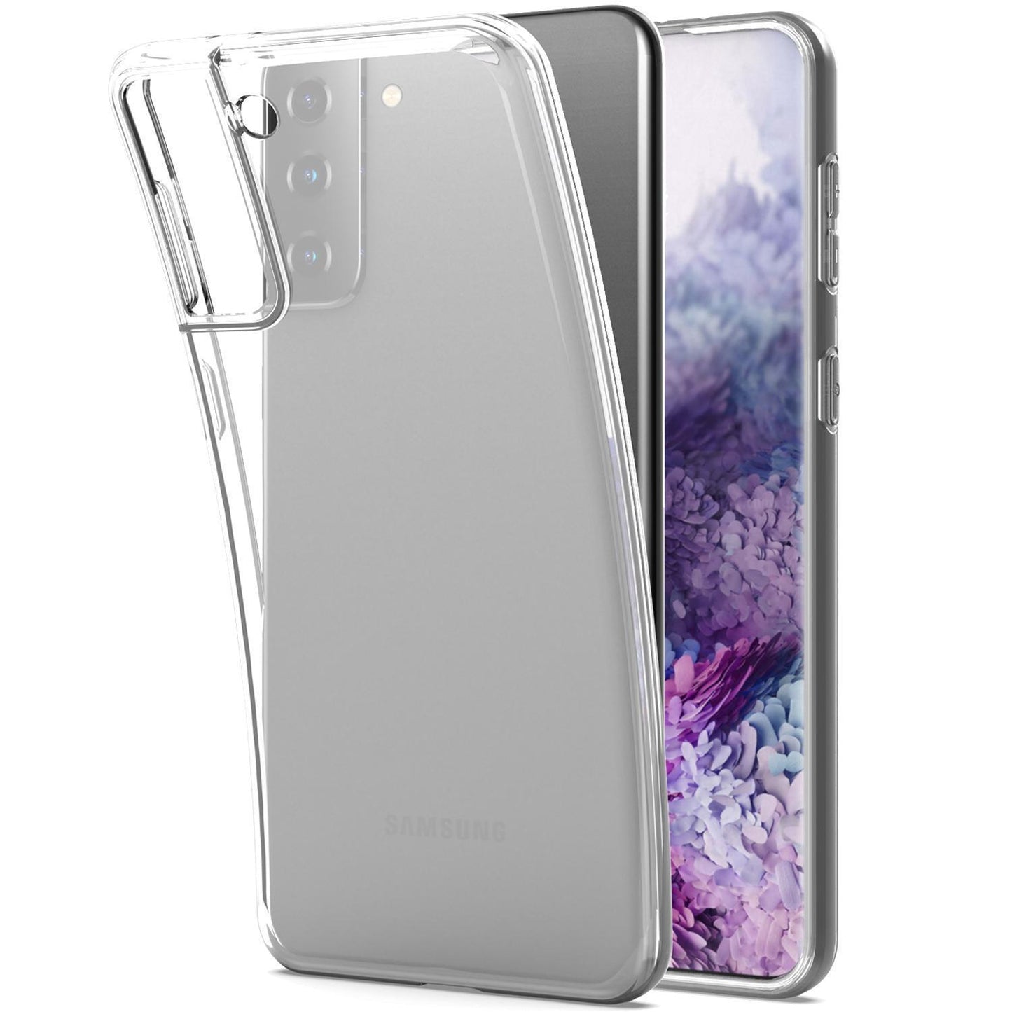 Skal Samsung S23 Plus i genomskinligt gummi