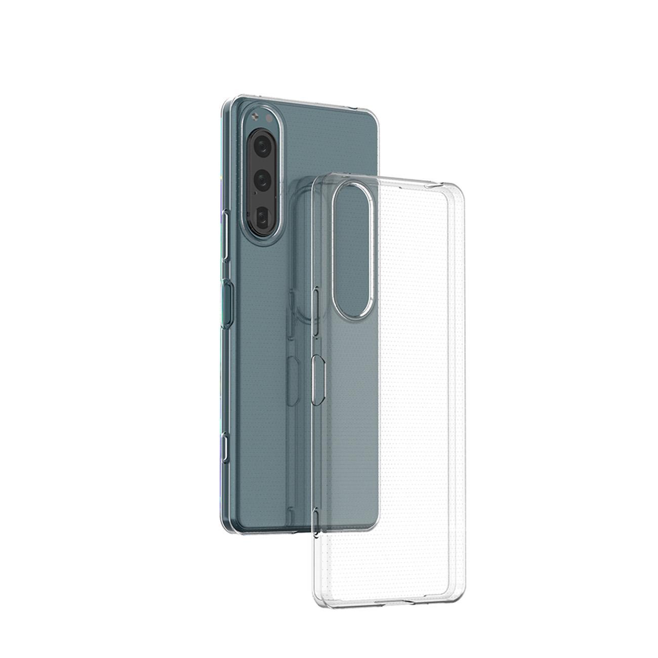 Skal Sony Xperia 5 IV i klart gummi