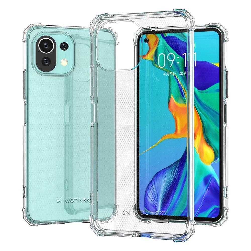 Shell Xiaomi 12 i gennemsigtigt gummi.