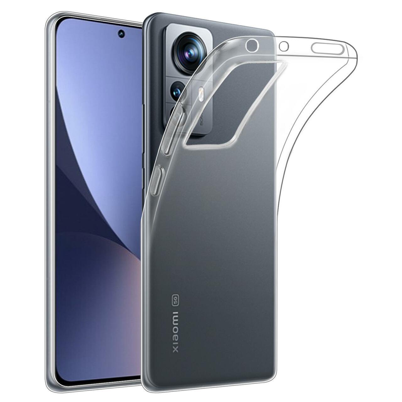 Shell Xiaomi 12 i gennemsigtigt gummi.
