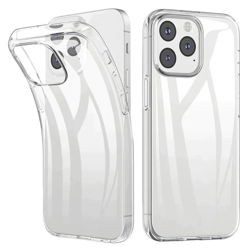 Cover iPhone 14 Plus klar gummi - lidt stærkere