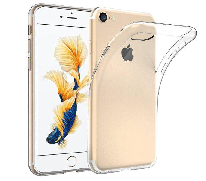 Skal i gennemsigtigt gummi, iPhone 7/8/SE 2020/2022