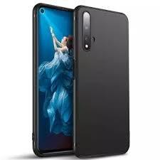 Gummicover, Huawei Nova 5T, mat sort