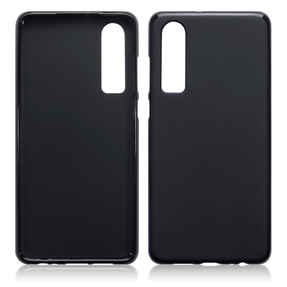 Skal i gummi, Huawei P30 Lite, Matt Svart