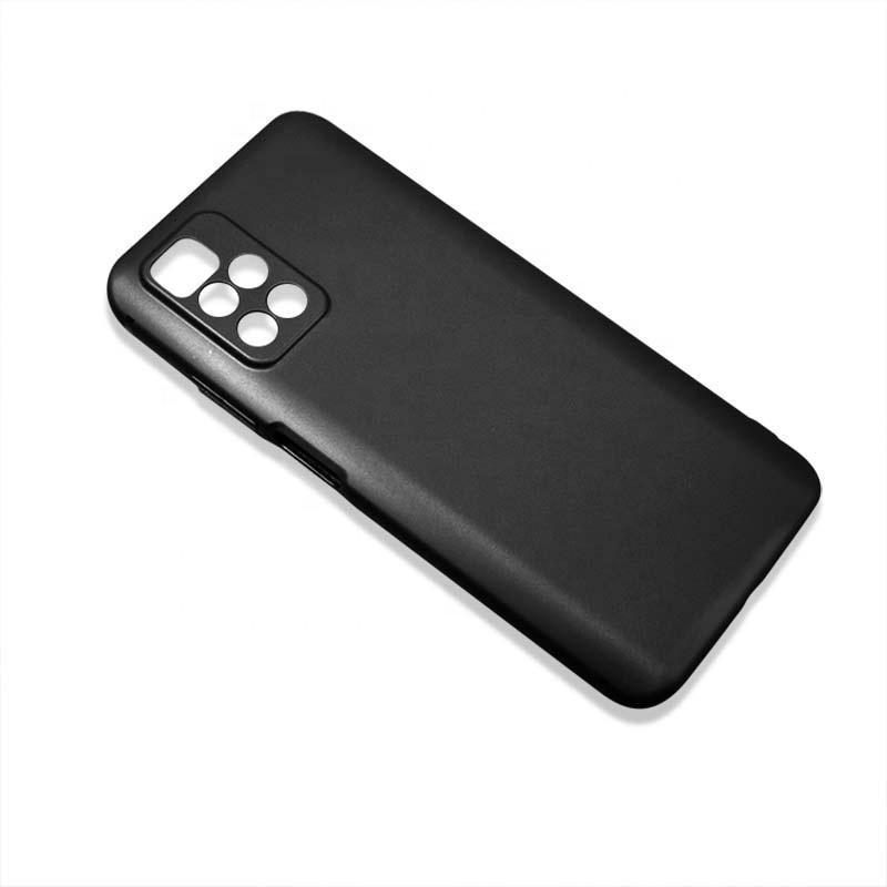 Cover i gummi, Xiaomi Redmi 10/Note 11E/Poco M4 mat sort