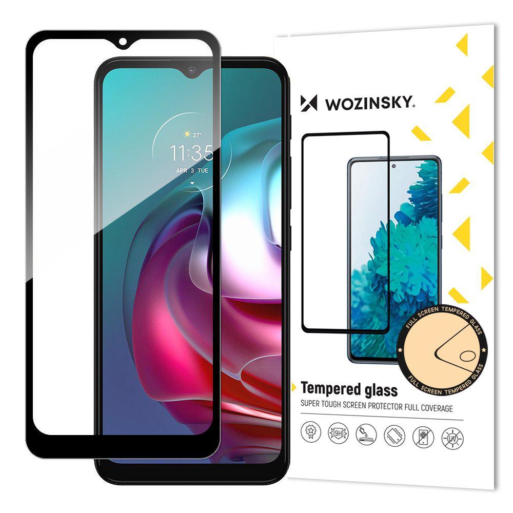 Skärmskydd Glas Moto G10/G30 Fullskärm
