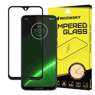 Skärmskydd Motorola Moto G7 i härdat glas Fullskärm