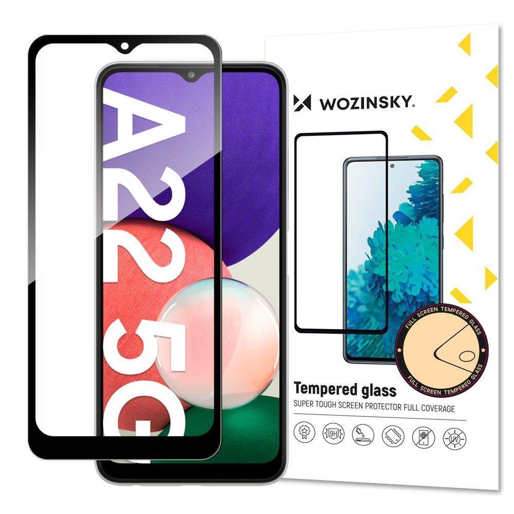 Skärmskydd Samsung A22 5G i härdat glas Fullskärm
