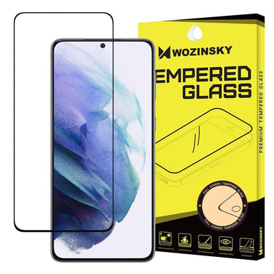 Skärmskydd Samsung S21 i härdat glas Fullskärm