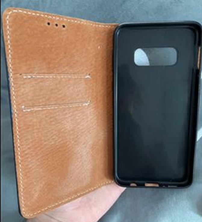 Smart Wallet Case Samsung A42, italiensk læder