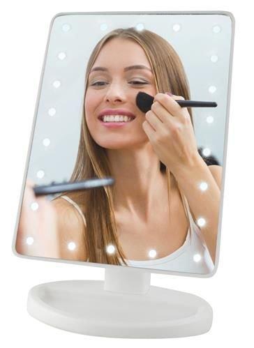 Sminkspegel med LED-ljus