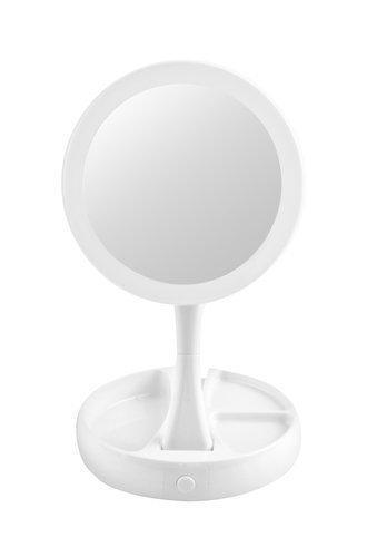 Sminkspegel med LED-ljus - Vanlig 1x + 10x