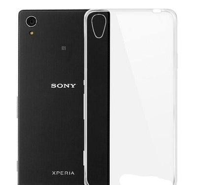 Sony Z1 Compact Skal i genomskinligt gummi,