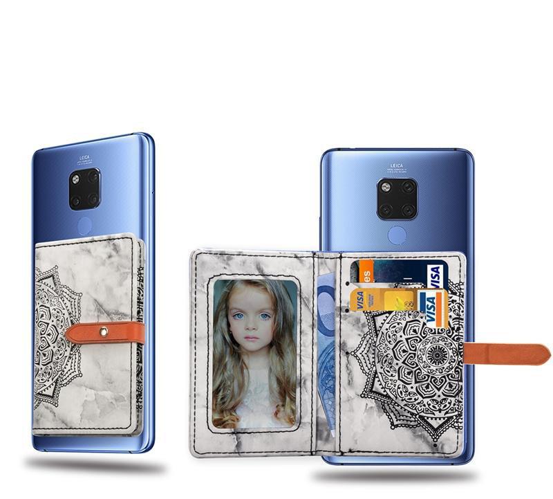 Universal kortficka, 2 kort + ID + Sedlar, Marmor