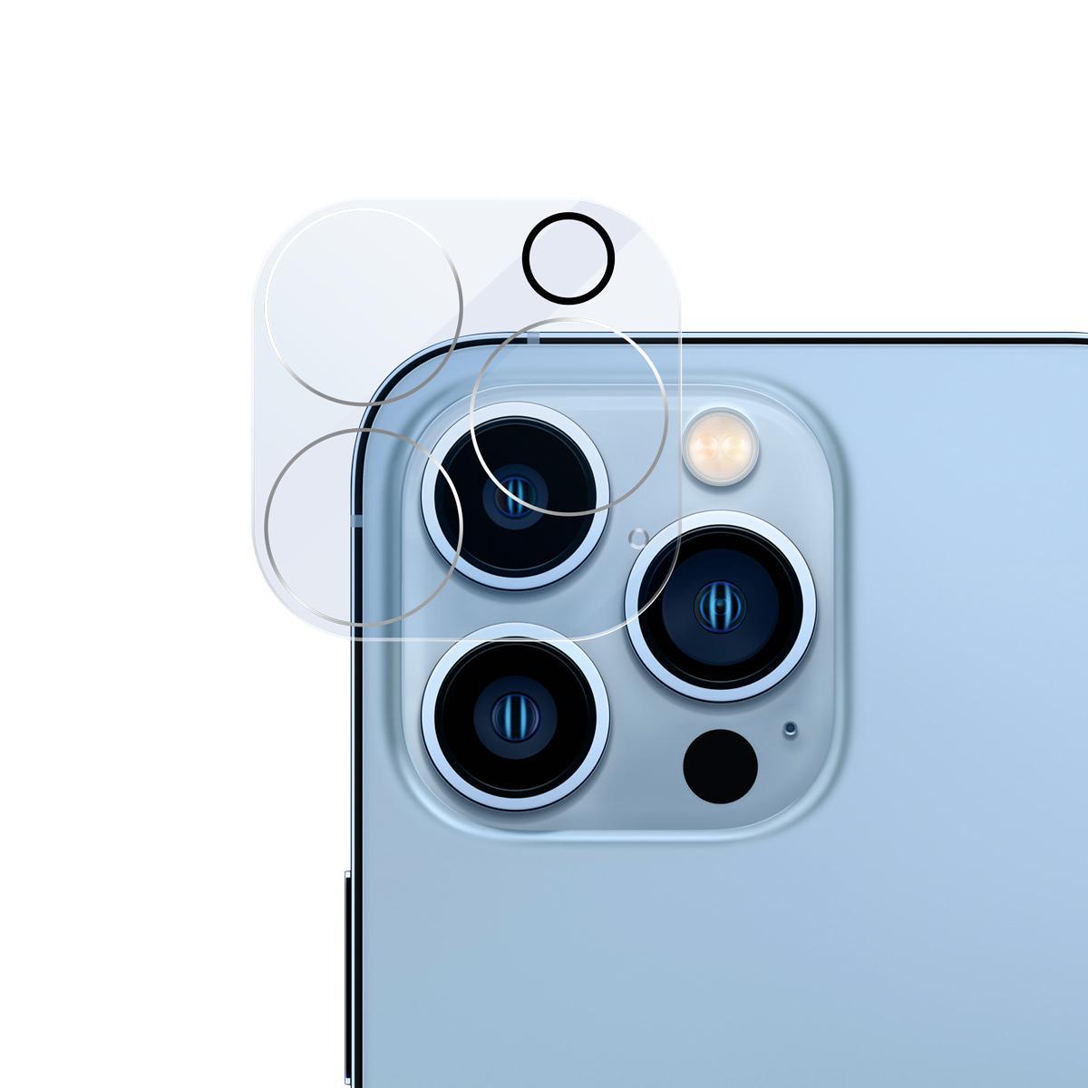 iPhone 13 Pro / 13 Pro Max linsskydd / kameraskydd i glas