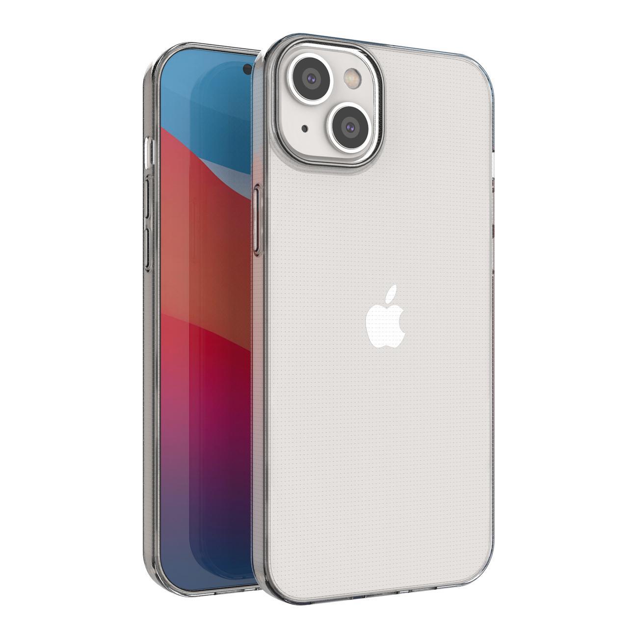iPhone 14 Plus, Shell i gennemsigtigt gummi,