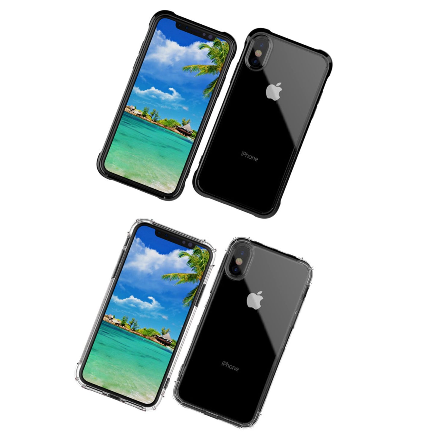 iPhone Xs - Anti Shock Skal med förstärkta hörn
