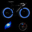 2-Pak LED-lygter til cykelhjul / Egerne 