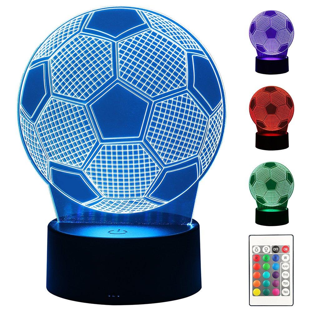 3D LED Fotbolls Nattlampa