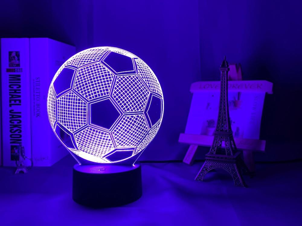 3D LED Fotbolls Nattlampa