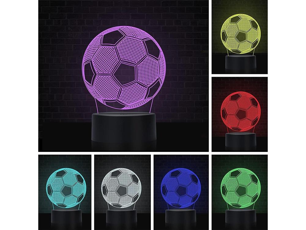 3D LED Fotbolls Nattlampa