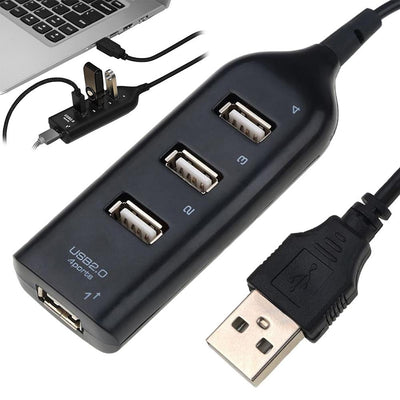 4-ports USB Hub - Ekstra USB-porte til computeren