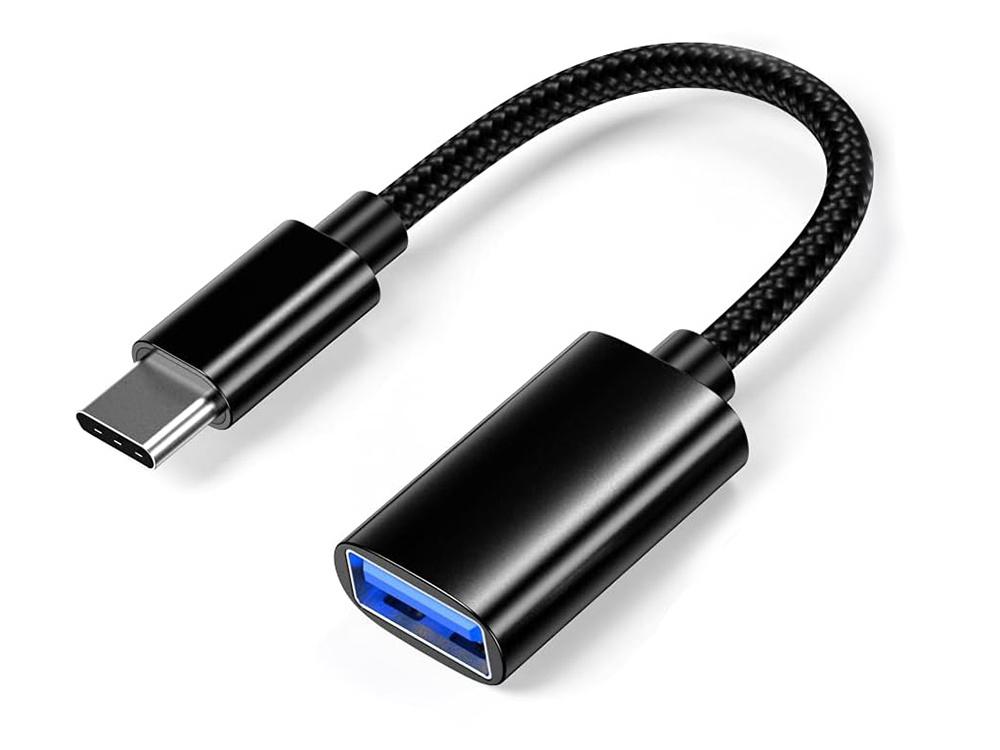 Adapter USB-C til almindelig USB til fx USB-hukommelse til mobil